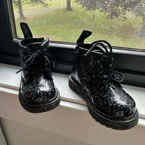 Doc Martens toddler 1460 GLITTER LACE UP BOOTS